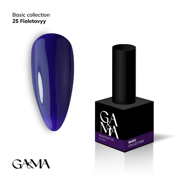 GA&MA Basic collection Gel Polish No. 025, 10 ml