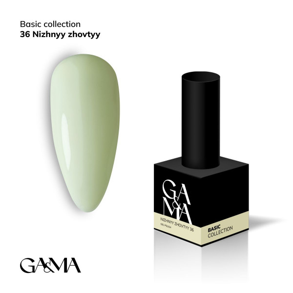 GA&MA Basic collection Gel Polish No. 036, 10 ml