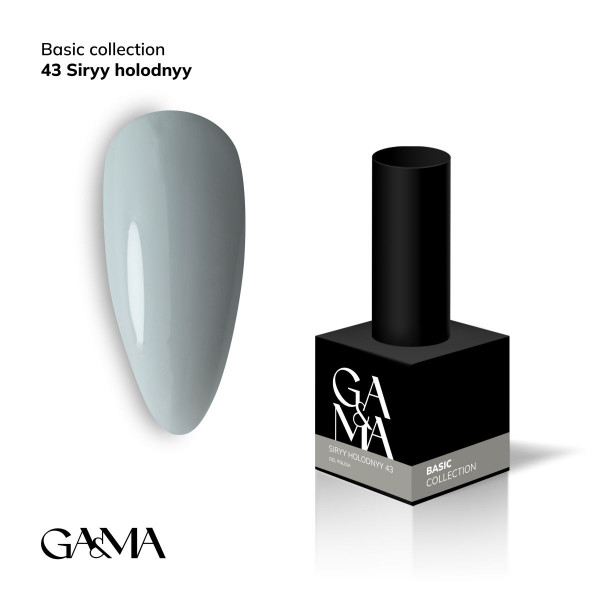 GA&MA Basic collection Gel Polish No. 043, 10 ml