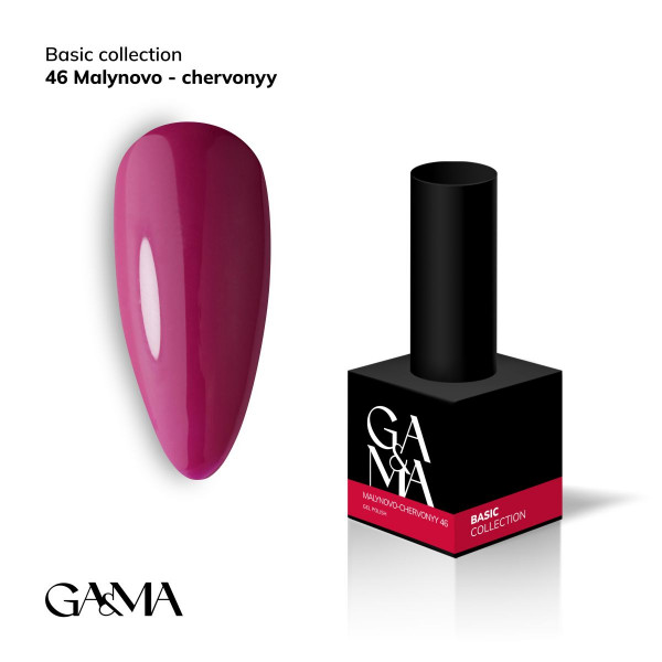 GA&MA Basic collection Gel Polish No. 046, 10 ml