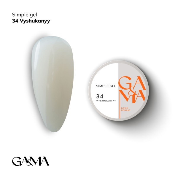 GA&MA Simple Gel No. 034 Exquisite 30 ml