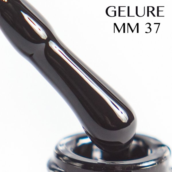 Гель-лак 15 ml. Gelure MM 37 (ULTRA BLACK)