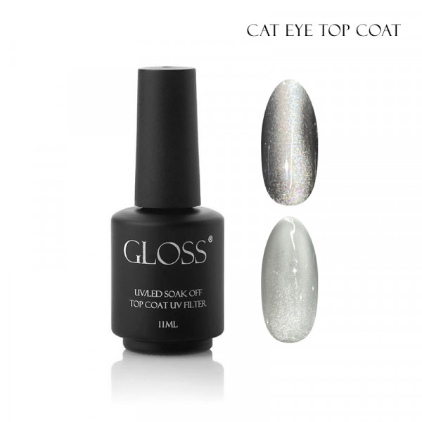 GLOSS Cat eye top coat, 11 ml