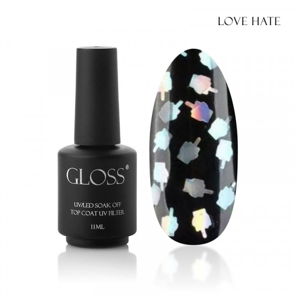 GLOSS Love hate top, 11 ml