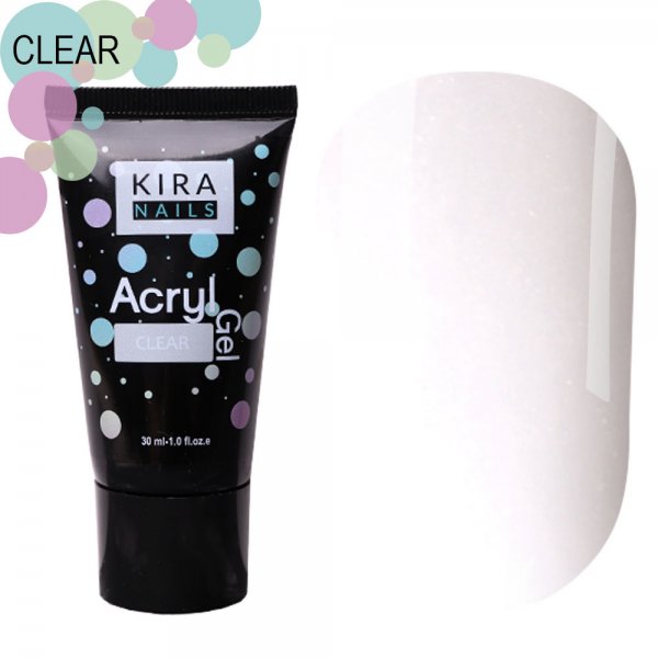Acryl Gel Clear 30 ml. Kira Nails
