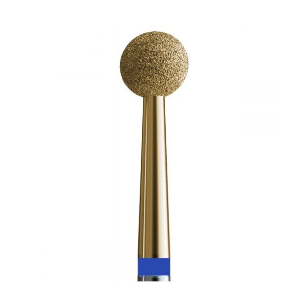 Buffing head, blue, ball 3.5 mm, zirconium spraying (№40 V104.001.524.035_Z) Kodi Professional