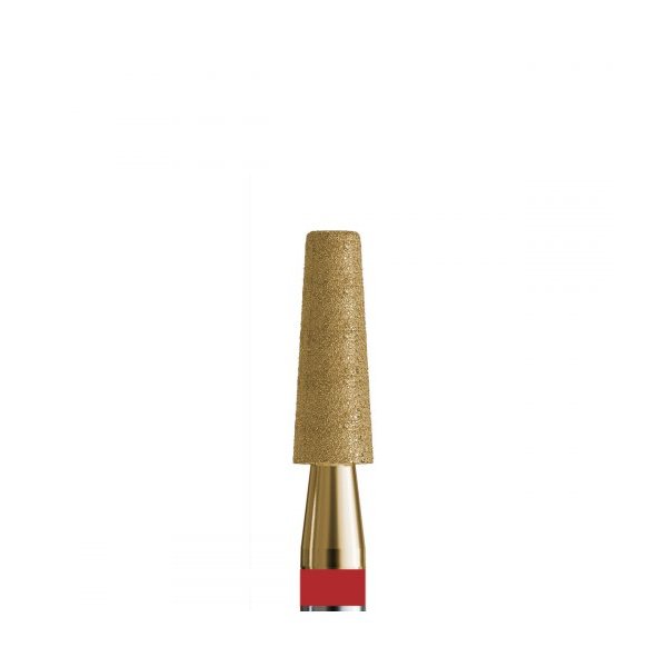 Buffing head, red, cone truncated 2.5 mm, zirconium spraying (№100 V104.172.514.025_Z) Kodi Professional