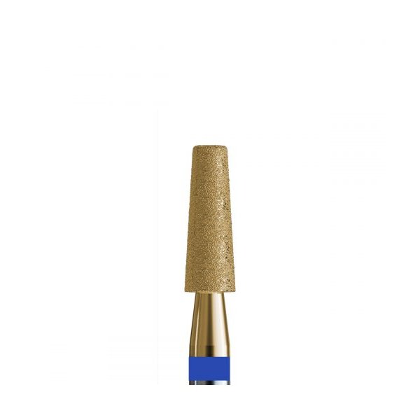 Buffing head, blue, cone truncated 2.5 mm, zirconium spraying (№108 V104.172.524.025_Z) Kodi Professional