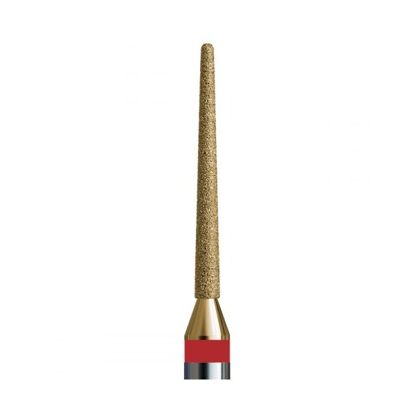 Buffing head, red, pointed 1.0 mm, zirconium spraying (№120 V104.199.514.010_Z) Kodi Professional