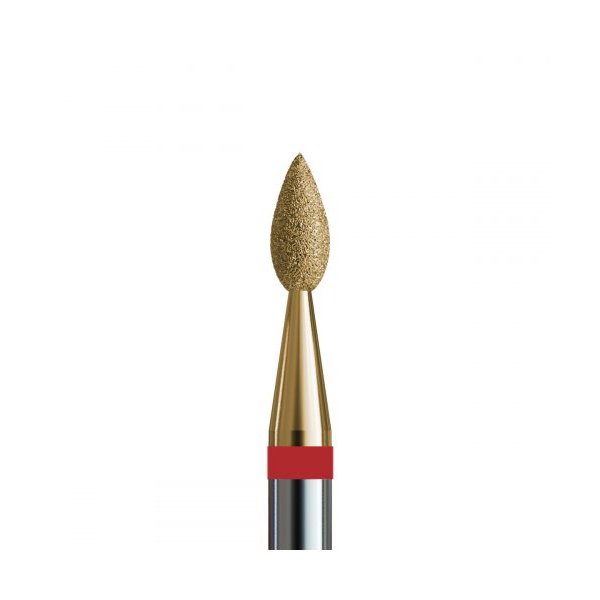 Buffing head, red, flame 1.8 mm, zirconium spraying (№156 V104.257.514.018_Z) Kodi Professional