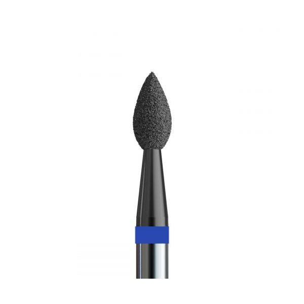 Buffing head, blue, flame 2.3 mm, carbon spraying (№166 V104.257.524.023_D) Kodi Professional