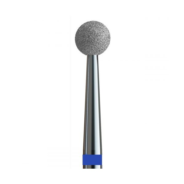 Buffing head, blue, diamond ball 2.5 mm (№25 V104.001.524.025) Kodi Professional