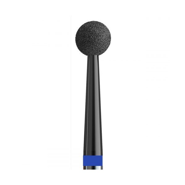 Buffing head, blue, ball 2.5 mm, carbon spraying (№26 V104.001.524.025_D) Kodi Professional