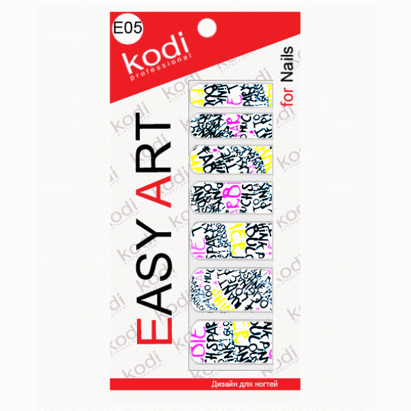 Nail Sliders "Easy Art" E05