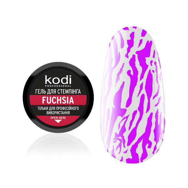 Stamping gel color: fuchsia Kodi Professional 4 ml