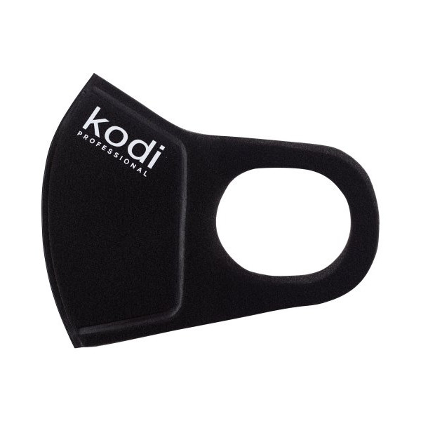 Two-layer neoprene mask without valve, black Kodi Professional