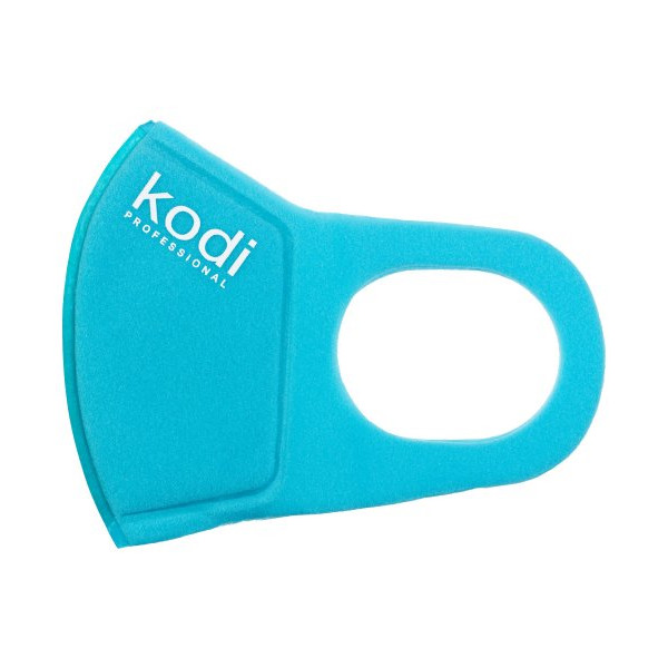 Two-layer neoprene mask without valve, blue Kodi Professional