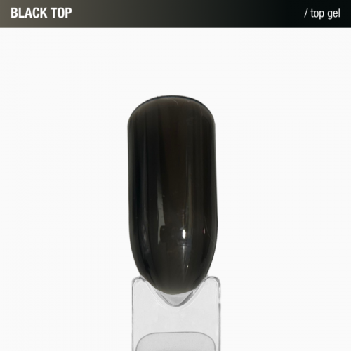 Black Top Stained Glass Nail Top ADORE