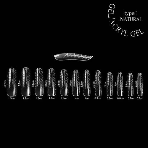 Dual Nail Forms 120 pcs type 1 ADORE