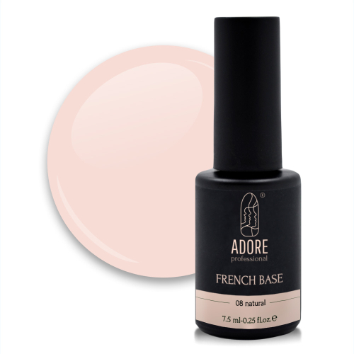 French Base 8 ml №08 "natural" ADORE