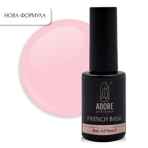 French Base 8 ml №14 "baby pink" ADORE