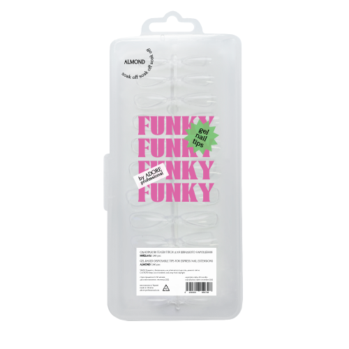Funky Gel Tips ALMOND | short ADORE