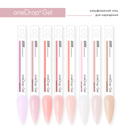 Gel Builder One Drop Gel No. 01 - pink kiss 30 g ADORE