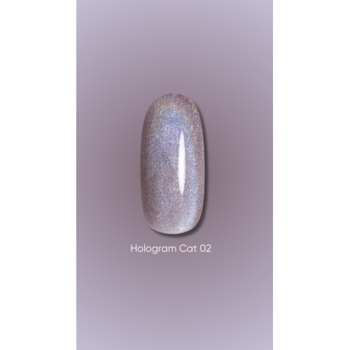 Dark Gel Polish Hologram cat 02, 6 ml