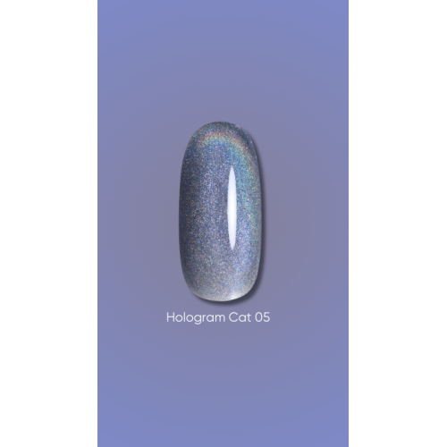 Dark Gel Polish Hologram cat 05, 6 ml