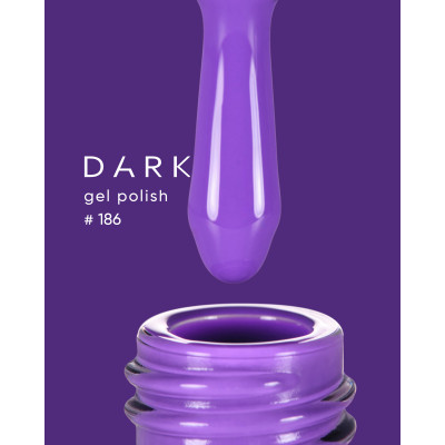 DARK gel polish (new collection) 186, 6 ml