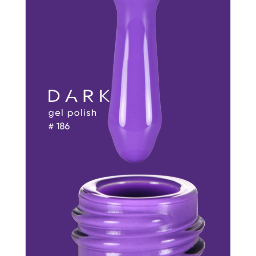 DARK gel polish (new collection) 186, 6 ml