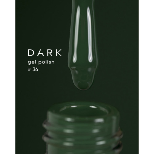 DARK gel polish (new collection) 34, 10 ml