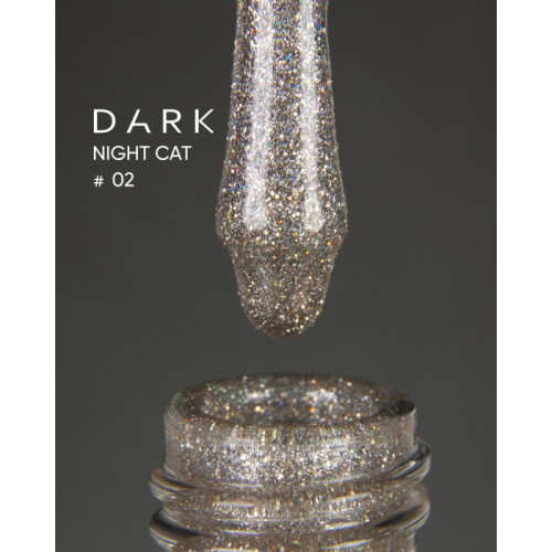 DARK gel polish Night Cat 02, 10 мл