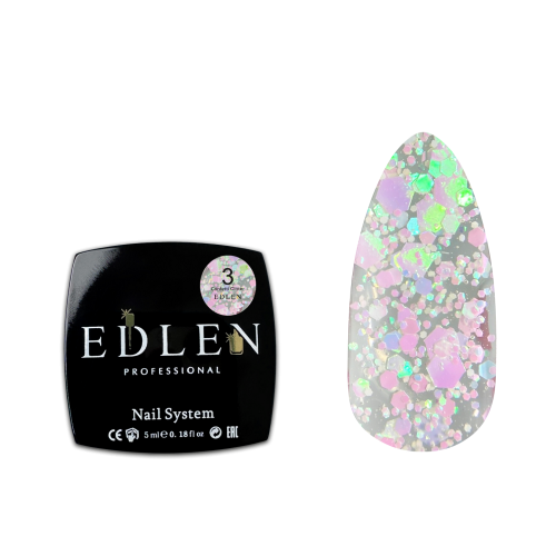 Confetti Glitter №03 Edlen 5 ml