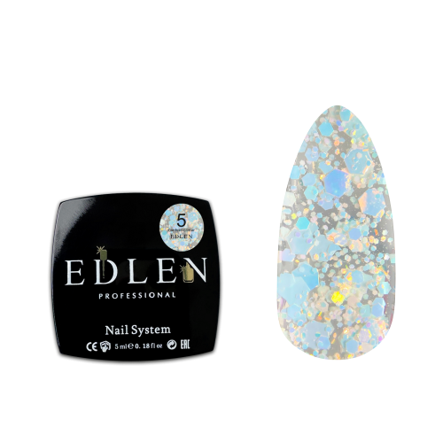 Confetti Glitter №05 Edlen 5 ml