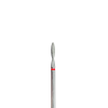 Diamond nail drill bit, Flame, Red Blunt end, 021, EDLEN