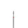 Diamond nail drill bit, Flame, Red Blunt end, 023, EDLEN