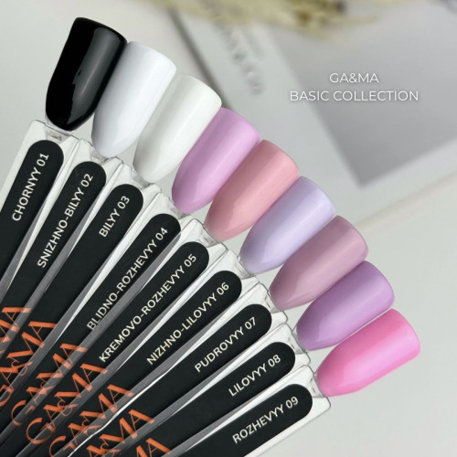 GA&MA Basic collection Gel Polish No. 005, 10 ml