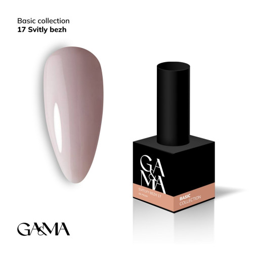 GA&MA Basic collection Gel Polish No. 017, 10 ml