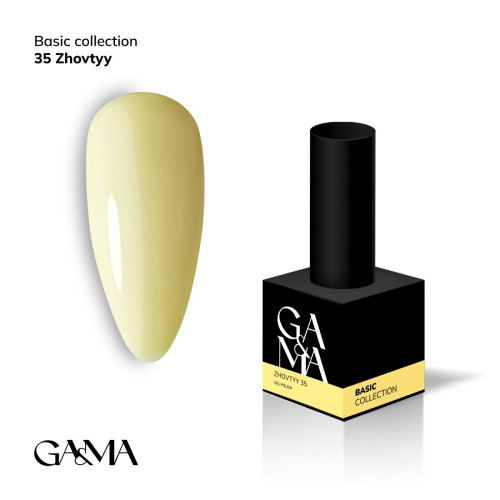 GA&MA Basic collection Gel Polish No. 035, 10 ml