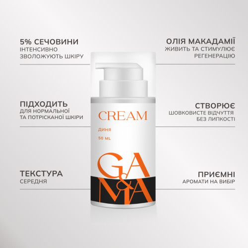 GA&MA Cream with urea, strawberries with cream (intense moisturizing) 100 ml
