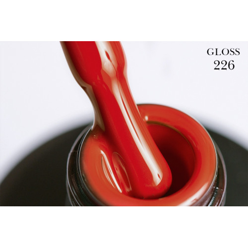 Gel polish GLOSS 226 (titian), 11 ml