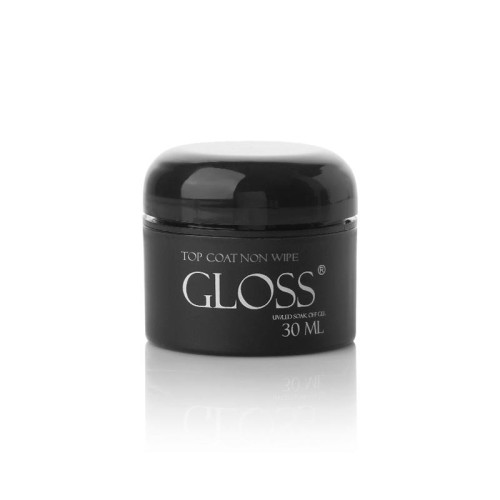 Top without sticky layer GLOSS NON WIPE, 30 ml