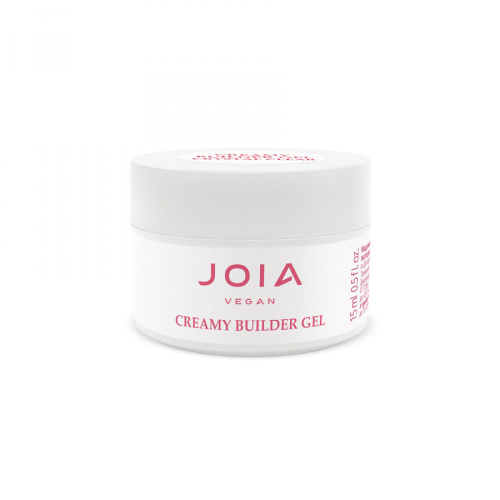 Modeling gel Creamy Builder Gel JOIA vegan 001 Crystal Clear, 15 ml