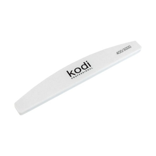 №175 Nail Polisher 400/3000 (Color: White, Size:178*28*7.5 mm) Kodi Professonal