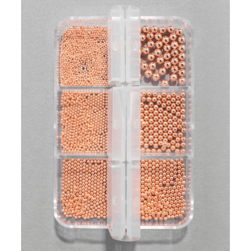 Beads for Nail Design (color: rose-gold) Kodi Professional