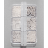 Beads for Nail Design (color: silver) Kodi Professional