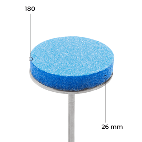 Buff disk 26 mm (blue, 180 grit, 50 pcs.) Kodi Professional