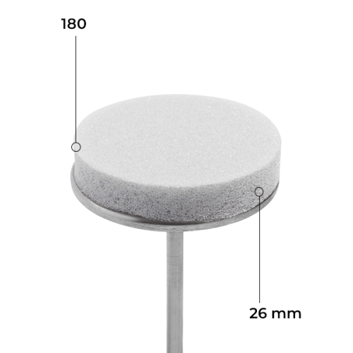 Buff disk 26 mm (grey, 180 grit, 50 pcs.) Kodi Professional