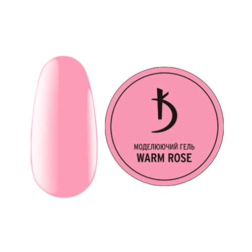 Моделирующий гель с кисточкой Build It Up Gel "Warm Rose" Kodi Professional, объем 25 мл